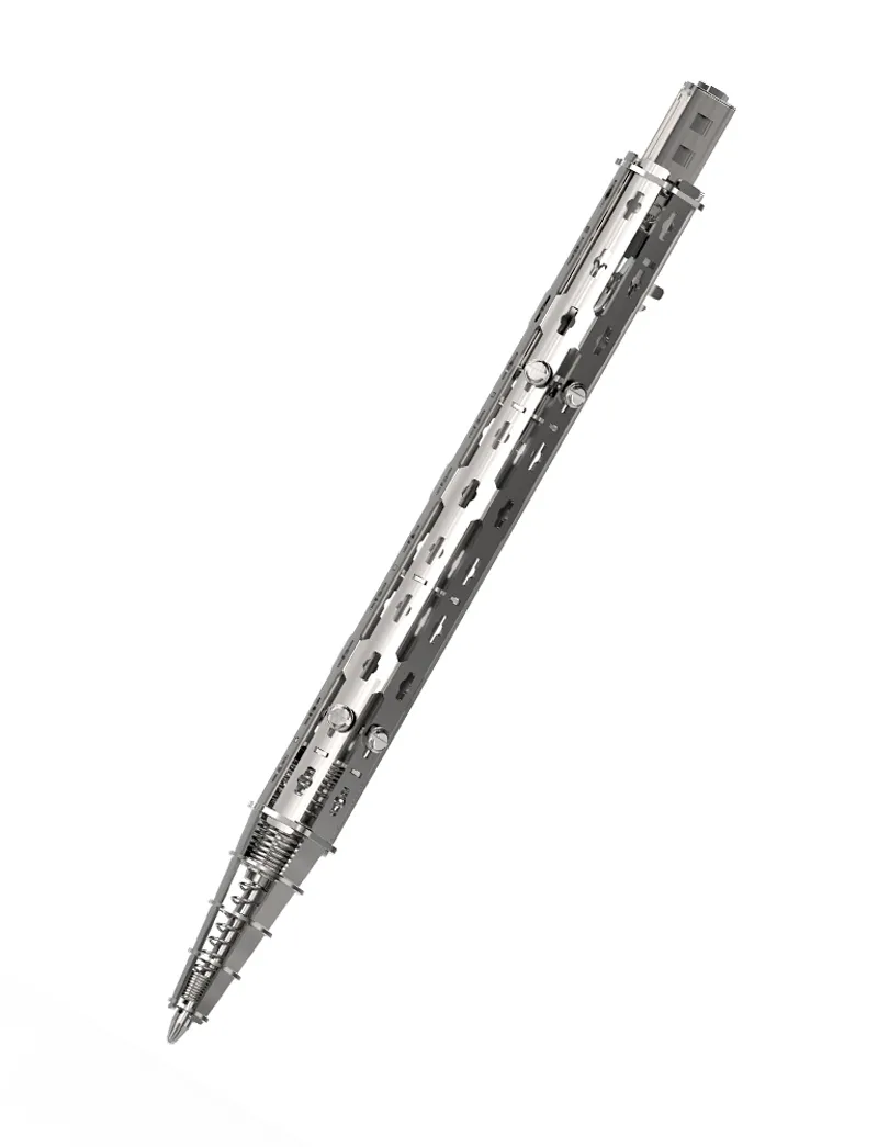 Pen bola rol baja tahan karat DIY, pena hadiah logam perakitan