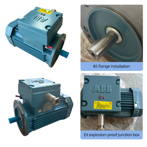 มอเตอร์กันไฟ ABB M2JAX 0.75KW~315KW 2 โพล 3000 รอบต่อนาที 3 เฟส รุ่น IMB5 380V/660V 50HZ IP55 แบบยึดหน้าแปลน - Product Image 3
