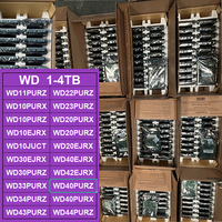 WD40PURZ Disque dur interne Purple 4 To 3,5 pouces 5400 tr/min 64 Mo de cache SATA 6 Gbit/s Technologie AllFrame AI utilisée pour la surveillance 24/7