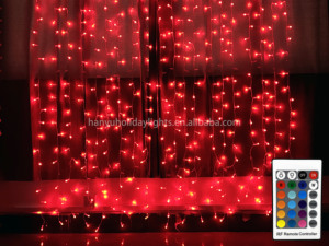 Trong nhà RGB LED Curtain ánh sáng 2x2m 400 LEDs chuỗi trang trí vòng hoa cho Windows không thấm nước Cổ Tích Cổ Tích Đồng IP65/IP44 - Product Image 3