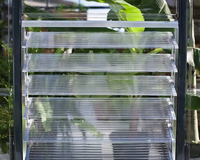 Nouveaux modèles de fenêtres à persiennes sud-américaines avec moustiquaire/fenêtre à persiennes en aluminium avec verre