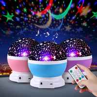 Projecteur LED rotatif à 360 degrés pour étoiles et ciel, avec changement de couleur, en ABS moderne, pour chambre d'enfant, idéal pour le dropshipping et les cadeaux