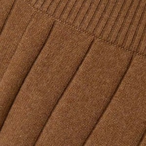 Conjunto de Invierno Elegante de Dos Piezas, Top y Pantalones, Suéter de Lana y Cachemira de Lujo para Mujer, Pantalones Holgados, Chaqueta de Punto Acanalado, Talla Grande - Product Image 4