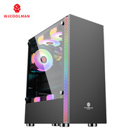 Boîtier d'ordinateur de bureau pour PC de jeu Micro ATX, design vertical, vente en gros, pour carte mère