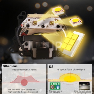 SANVI K8 เลนส์โปรเจคเตอร์ LED แบบ Bi-LED ขนาด 3 นิ้ว สำหรับรถยนต์ รุ่นใหม่ - Product Image 4