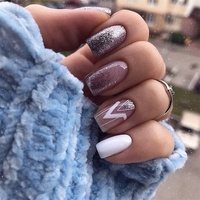 2025 Presse acrylique à bas prix sur les ongles Faux ongles de Noël Ongles artificiels réutilisables