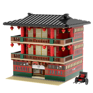 Ensemble de blocs de construction MOC pour <span class=keywords><strong>Kimetsu</strong></span> <span class=keywords><strong>No</strong></span> <span class=keywords><strong>Yaiba</strong></span> : Scène Yuukak Yuukaku Briques compatibles Jouets pour enfants 2720PCS - Product Image 2