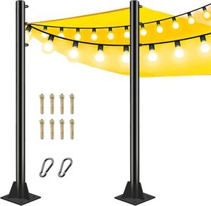<span class=keywords><strong>Poteau</strong></span> de <span class=keywords><strong>Voile</strong></span> d'Ombrage et Mât d'Éclairage Élégant <span class=keywords><strong>pour</strong></span> Décoration Extérieure - Product Image 6