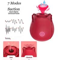 Großhandel Rosen-Vibrator Hersteller Günstiger Preis Rosen-Spielzeug Nippel-Klitoris-Sauger Rosen-Vibrator Sexspielzeug für Frauen