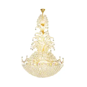 Large Wedding Chandelier Hanging Crystal Chandelier Decorations Wedding Hall Decoration Chandelier Pendant Light For Weddings