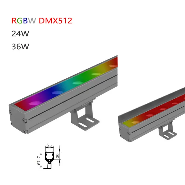 Outdoor Led Wall Washer Dmx Kleur Veranderende Muur Wasmachine Gevel Licht