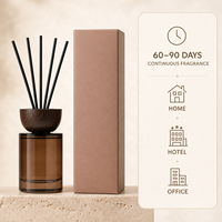 Diffuseur de roseaux de luxe personnalisé en gros, huile essentielle naturelle, parfum d'ambiance, aromathérapie, désodorisant, fournitures décoratives pour la maison