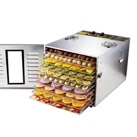 Machine multifonctionnelle de haute qualité de déshydrateur de nourriture de 110v/220v pour la machine de déshydrateur de légumes de fruits avec 6 10 16 24 couches
