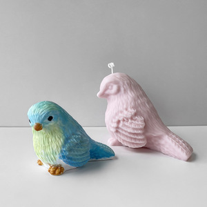 Plume Nestling Aromathérapie Bougie Savon Silicone Moule 3D Oiseau Forme Bougie Silicone Moule - Product Image 5