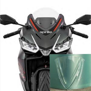 Pare-brise Double Bubble Aprilia RS 457, visière de scooter rétro, transparente, incassable, pour scooters modifiés, moto - Product Image 2