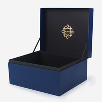 Grand papier rigide avec Logo personnalisé 50 pièces, emballage cadeau magnétique en carton, boîte pour robe de mariée