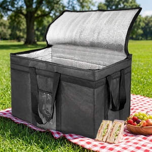 Bolsa Térmica Reutilizable para Entrega de Alimentos, la Más Vendida, 420D Oxford con Forro de Papel de Aluminio, Marca Privada de Fábrica Vietnamita - Product Image 2