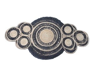 Nouveaux Tapis Modernes en Jute Tressé Faits Main de Haute Qualité 2026, Napperons Traditionnels Jacquard Tissés pour la Maison - Product Image 4