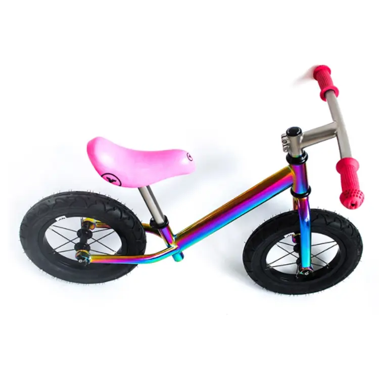 دراجة للأطفال مخصصة اللون التيتانيوم تشغيل دراجة التوازن الدراجة الاطفال ل 3-12 سنوات طفل