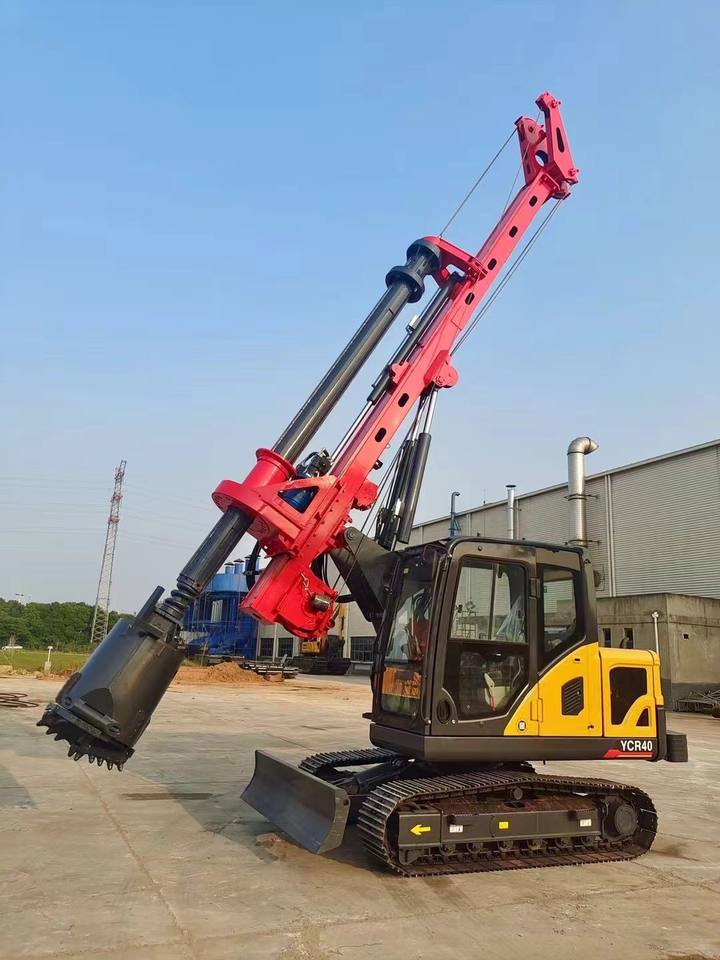 Max Rilling Max Drilling Depth 15m YUCHAI Mini Compact Rotary Crawler Drilling Rig ...
