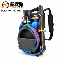 Kit de chalumeau à oxygène portable 2L, outil professionnel de soudage de tuyaux en cuivre, kit de soudage et de découpe à gaz, étui