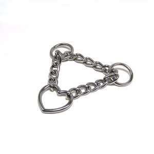 Geカスタマイズde kleurrijke, duurzame, waterdichte, roestvrijstalen martingale halve kettinghalsband, gelaste ketting voor honden & katten - Product Image 1
