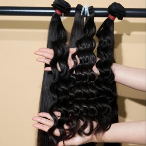 XBL Top Qualité Cheveux Bruts En Gros Genius Trame 100% Cheveux Bruts Birmans Bouclés Bundles Un Donneur Cuticule Aligné Cheveux Naturels - Product Image 3