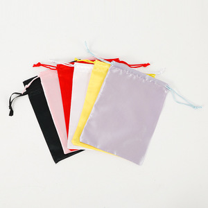 Kantong Penyimpanan Perhiasan Hadiah Dicetak Grosir Kantong Debu Serut <span class=keywords><strong>Satin</strong></span> Sutra Pribadi Organizer Permen Pernikahan untuk Promosi - Product Image 5