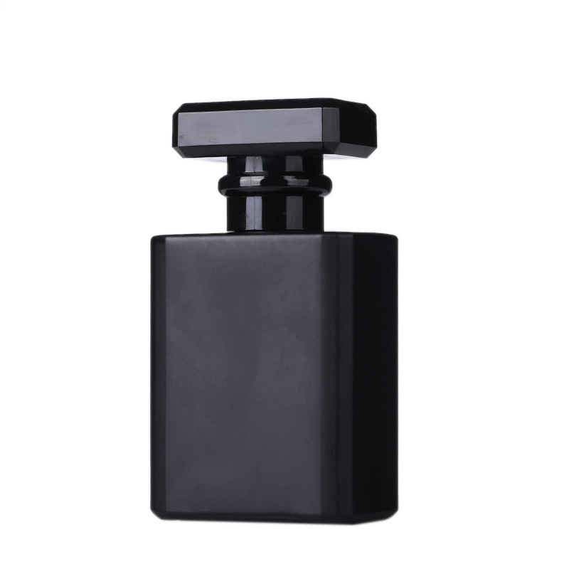 50ML negro - boquilla plateada