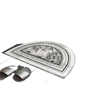 Alfombra ovalada con diseño floral, antideslizante, absorbente, para entrada de casa, fibra de poliéster 21787957515 - Product Image 5