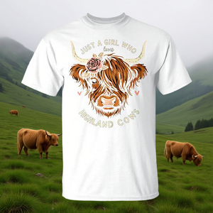 Camiseta Just A Girl Who Loves Highland Cows - Product Image 3