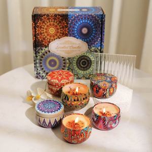 Velas clásicas personalizadas de aromaterapia de aceite esencial de flores secas Juego de regalo personalizado de velas de aromaterapia de aceite esencial - Product Image 6