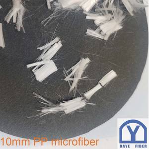 Fibre de polypropylène coupée courte en monofilament PP de 9 mm pour béton - Product Image 1
