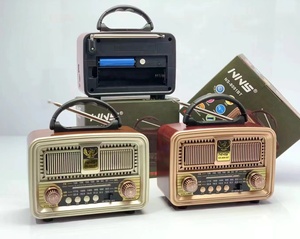 Caja Para Altavos De Madera, Altavoces De Madera Vintage Boombox Mini Oldschool Boombox, Altavoz Inalámbrico De Radio Retro De Madera - Product Image 5