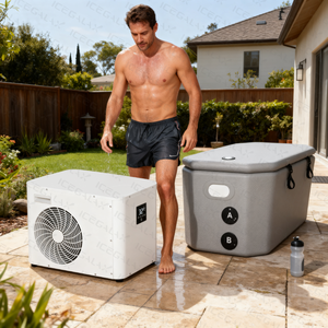 Refroidisseur et filtre pour bain de glace avec support OEM, 1 CV, Wi-Fi, R410A, compresseur et pompe - Product Image 5