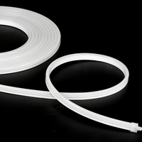 Tira LED de Neón Flexible Horizontal de Alta Eficiencia, Sin Puntos, RGB, IP67, Regulable, 0816MM, Cobre, Personalizable, Curvable, Indirecta