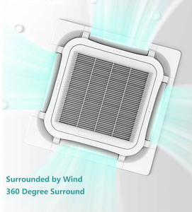Honming <span class=keywords><strong>4</strong></span>-Way 2ท่อ DC พัดล<span class=keywords><strong>ม</strong></span>คอยล์ยูนิตเทปชนิดปั๊<span class=keywords><strong>ม</strong></span>เครื่องยนต์แบริ่งมอเตอร์ติดตั้งบนหลังคาเครื่องปรับอากาศ - Product Image 1