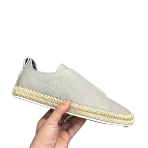 Scarpe Casual in Pelle Originali Italiane Comode e Versatili Scarpe Sportive Casual da Uomo Scarpe da Skateboard con Suola in <span class=keywords><strong>Rattan</strong></span> - Product Image 2