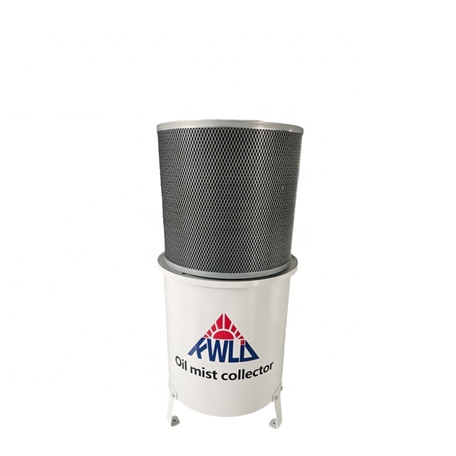 Centrifugal Vertical Round Shape Oil Mist Collector Dust Waste Fume Filter Extractor