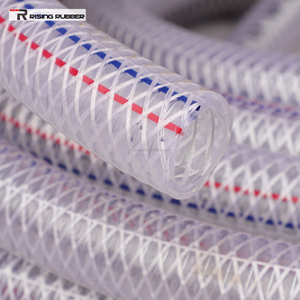 Không độc hại trong suốt dệt bện PVC <span class=keywords><strong>Hose</strong></span> linh hoạt cho nước thực phẩm bột sử dụng cho ống nhựa thể loại - Product Image 1