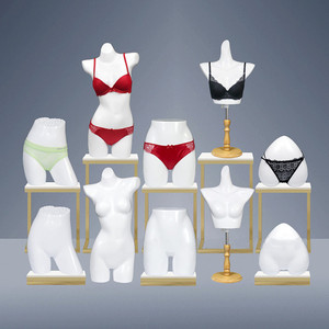 Negozio di biancheria intima femminile per donna modelli espositivi per signora donna parte superiore inferiore metà corpo intimo manichino Torso bambola - Product Image 6