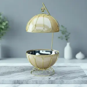 Prêt à expédier : Réchaud de buffet rond 8L en acier inoxydable pour la vente en gros, l'approvisionnement hôtelier et le maintien au frais des aliments lors de réceptions - Product Image 2