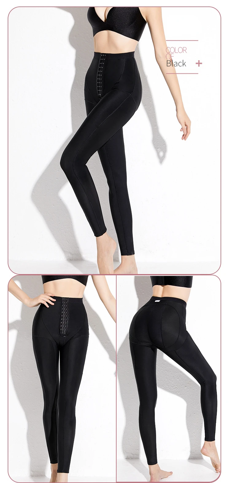 ZOYIAME Post Surgical Garments Tummy Control Leg Liposuction Shaping Pants Butt Lift Legging Compression Fajas Colombianas Pants