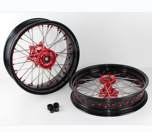 17 pulgadas OEM motocicleta <span class=keywords><strong>Super</strong></span> <span class=keywords><strong>Motard</strong></span> llantas de aleación para <span class=keywords><strong>Honda</strong></span> CRF 250R CRF450r - Product Image 1