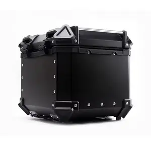 45l Quick Release Motorcycle Luggage Aluminum Top Box Scooter Storage Top Box For Motorcycle Tail Box Custom