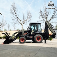 Chargeuse-pelleteuse FULCORE entièrement personnalisable avec essieux robustes et forte force de creusement pour l'excavation de fossés