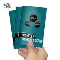 Brochure personnalisée recto-verso A5 A6 en papier couché écologique avec couverture rigide, impression de logo, pour menu, dépliant, livret d'instructions