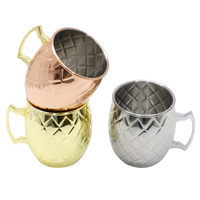 RTS Magic Classic Mule Cup Bar 304 Acier Inoxydable Moscow Hammer Point Juliput Cocktail Cup Cross Border