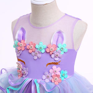 Mazon-vestidos de <span class=keywords><strong>princesa</strong></span> para niñas, ropa de verano, nicorn - Product Image 3