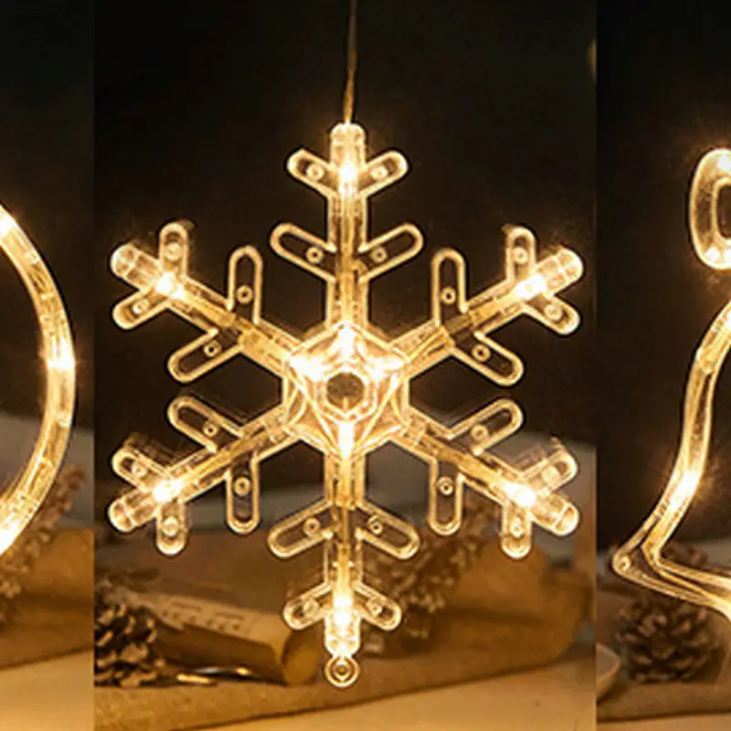 Outdoor Lighted snowflakes